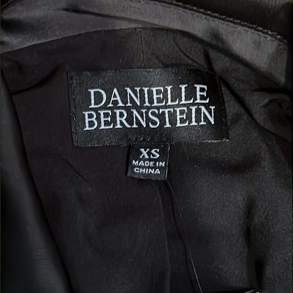 Danielle Bernstein We Wore What Womens Satin Embellished One-Button Blazer XS - Picture 7 of 9